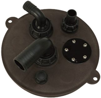 Diablo Brown Waste Tank Hatch Lid - Suits Diablo Universal 230mm High Tanks  (RWB4494)