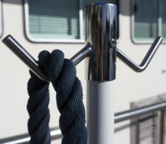 Reelax Mooring Line Holder HEAVY DUTY - 2.3m Long Solid Fibreglass Pole (each) - Pick up Mooring Lines without Disembarking from your Vessel (RX45000)