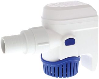Rule-Mate 500 GPH Submersible Automatic Bilge Pump - With Built In Water Sensor - 12 Volt - 1.8 Amp - Suits 20mm Hose (RWB822)