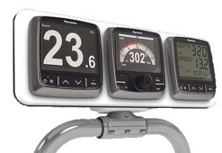 Seaview  Rail Pod SP5S1 for Power or Sailboats - 374 x 127mm Max. Usable Face - Stainless Steel Rail Clamp to Suit 1", 1.125" and 1.25" Tube (SP5S1)