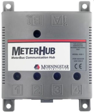 Morningstar TriStar METER HUB - Monitor Multiple Morningstar Solar Controllers on a Single Network (SR-HUB-1)