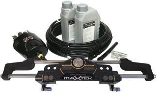 MAXTEK ST150H-18 Hydraulic Outboard Steering Kit - Front Mount Outboat Cylinder - Suits Most Single Outboards up to 150hp (ST150H-18 KIT)