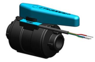 TRUDESIGN Composite Ball Valve Position Monitored 1/2" BSP - Quality Glass Reinforced Nylon Composite - High Tensile and Impact Strength - Free from Corrosion and Electrolysis - 90473 (138610)