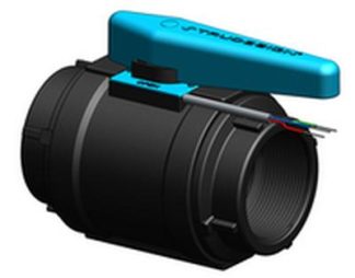 TRUDESIGN Composite Ball Valve Position Monitored 1 1/4" BSP - Quality Glass Reinforced Nylon Composite - High Tensile and Impact Strength - Free from Corrosion and Electrolysis - 90239 (138613)