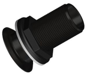 TRUDESIGN 1/2" Skin Fitting Recessed - Quality Glass Reinforced Nylon Composite - High Tensile and Impact Strength - Free from Corrosion and Electrolysis - 90676 (138630BLK)