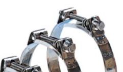 Vetus Hose Clamp - Heavy Duty Stainless Steel - Suits Exhaust Hose - For Hose Diameters 34mm to 329mm (HCHDS) - Image 2