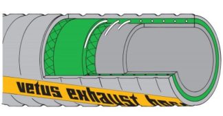 Vetus Exhaust Hose - 30mm ID - Reinforced Rubber with Smooth Bore - Flexible High Quality (SLANG30)