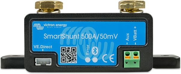 Victron Smart BatteryShunt 500A - Battery Monitor with Bluetooth Built-in (SHU050150050)