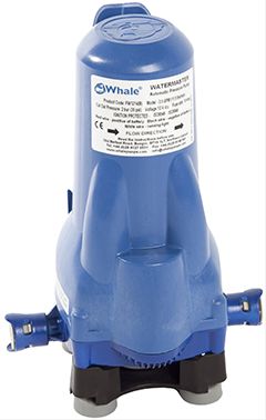 Whale Watermaster Automatic Pressure Pump - ONBOARD VERTICAL - 8 LPM - 12 Volt - 30PSI - Suits 12mm Quick Connect Semi-Rigid Pipework  (133209)