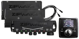 Zipwake KB300-S Series KIT - Dynamic Trim Control System with CONTROL PANEL + 2 x 300mm Interceptors - 2011145 (0580100)