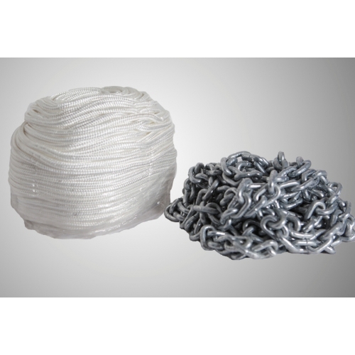 Lone Star Rope and Chain Kit RC6x150 - Suits GX2 and Elite2 Winch - Pre-Spliced - 150m x 6mm Double Braid Nylon Rope + 7m x 8mm Chain (RC6x150) - Image 2