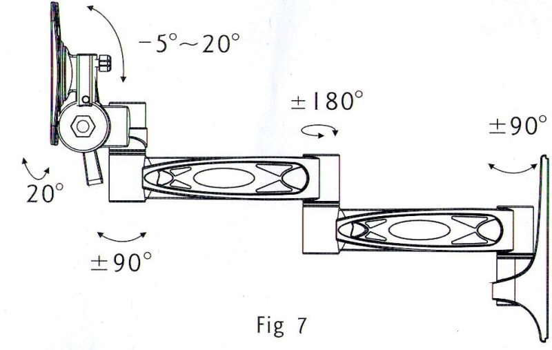 Majestic TV Bracket - Swing Out Cantilever Arm Bracket - Removable VESA 75-100mm Mounting - Locks When Folded - Max. Load 15 Kg (ARM2601) - Image 2