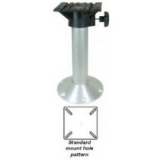 Coastline Fixed Pedestal - 600mm High - Surface Mount - With Lockable Swivel - 73mm OD Post (183064)
