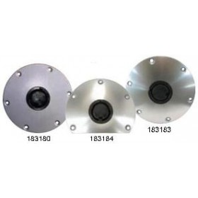 Plug-In Seat Pedestal Base - D Shape - Painted - Suits 60mm OD Plug In Posts (183182)