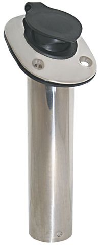 Rod Holder - Stainless Steel with Black Sealing Cap (RWB511)