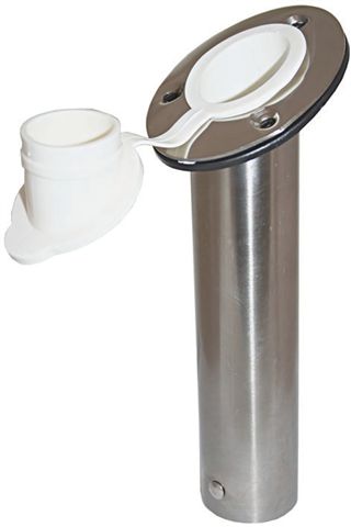 Rod Holder - Stainless Steel with White Sealing Cap (RWB2194)