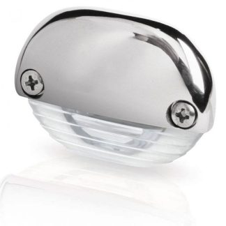 Hella Marine White LED Easy Fit Gen2 Waterproof Step Light - Polished Stainless Steel Cap - 12-24Volt DC (2JA958126031)