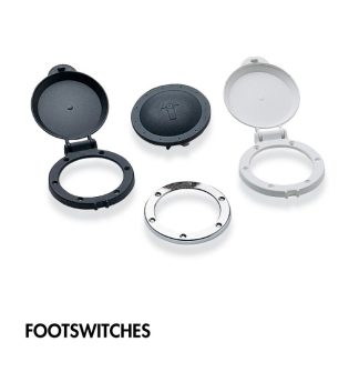 Muir Deck Switch with White Flip Cover and Trim Ring (F801054)