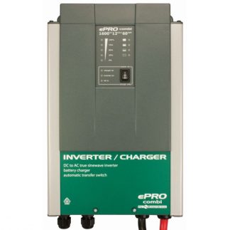 ePRO Inverter Charger Combi - 12 Volt to 240V Pure Sine Wave Inverter (1300W) and 60 Amp Battery Charger with Auto Transfer Switch (EPC 1600-12)