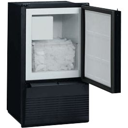 U-LINE Marine Ice Maker BI95FCB - BLACK - Makes up to 10.4Kg Ice per Day - Holds 5.4Kg Ice (493/UMCR014-BC02A)