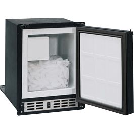 U-Line Marine Ice Maker -SP-18- BLACK - Makes up to 10.4Kg Ice per Day - Holds 5.4Kg Ice (493/UMCR114-BC02A)
