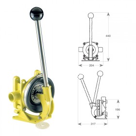 Whale Gusher 10 Mk3 Manual Bilge Pump - 55 LPM - Suits 38mm Hose (131034)