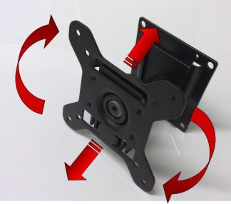 KME TV Bracket - Swivel Wall Mount Bracket - Adjustable and Removable for Multiple Locations - VESA 75-100mm Mounting (SD7015A)