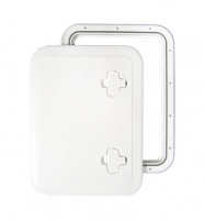 Jim Black Rectangular Access Hatch 312 x 407mm - Removable Lid Panel - Colour White - (174260)