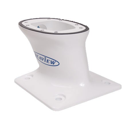 Seaview 18 inch Single Aft Leaning Mount - Suits 16-24 inch Satdomes (PMA-1810-M2)