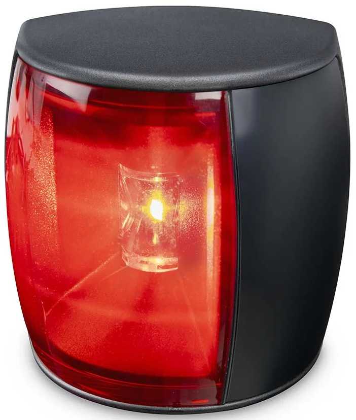 Hella Marine NaviLED PRO 2NM Port Light with Black Shroud - Multivolt 9-33V DC (2LT017460001)