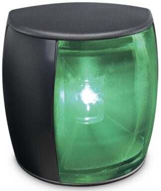 Hella Marine NaviLED PRO 2NM Starboard Light with Black Shroud - Multivolt 9-33V DC (2LT017461001)