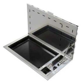 ENO Antigua Build-In Gas Plancha Hot Plate Grill - Stainless Steel Finish, Electrronic Ignition, Flame Failure (533581010785)