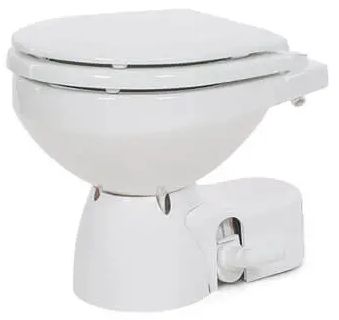 Jabsco Quiet Flush E2 Toilet - Freshwater Flush - 12 Volt - COMPACT BOWL (J10-160)