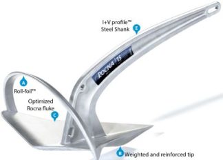 Rocna MKII 20kg Galvanised Anchor - Perfecting the Ideal - Vessels Ranging from 9m - 18 tonne / 16m - 4 tonne (Rocna MKII 20)