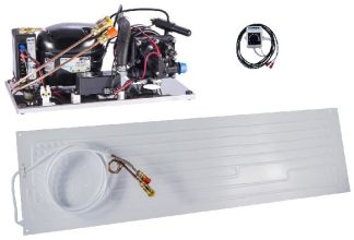 Isotherm Compact Magnum Water Cooled Marine Refrigeration - DIY Build In Kit - Flat Evaporator Plate - Suits Fridge to 400L or Freezer to 133L (U400x133P12411AA)