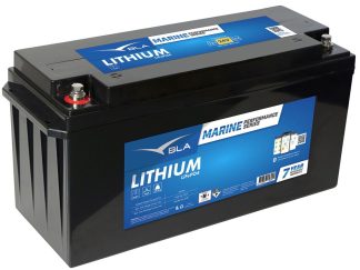Performance Lithium Battery 100A 24V (LiFePO4) Incl Bluetooth Monitoring. Built-In BMS Protection Against Over Charge or Discharge, Temp and Short Circuit (111180)