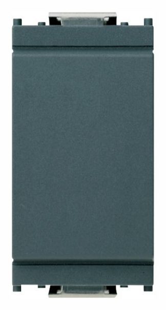 Vimar Idea - Blank Switch Plate - Grey - 1 Module - Suits Rondo and Classica Cover Plates (16542)