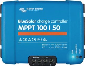 Victron BlueSolar MPPT 100/50 Solar Charge Controller - Solar Panel Regulator – Suits 12 or 24V Systems (SCC020050200)