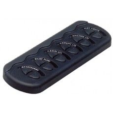 BEP Marinco Contour Switch Panel - Black - Gen2 - 6 Switch - No Fuses 113776 (SUR CG2-6W-B)