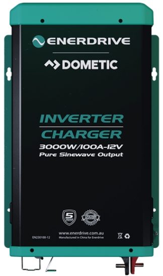 Enerdrive Inverter Charger Combi - 12 Volt to 240V True Sine Wave Inverter (3000W) with 100 Amp Battery Charger with Auto Transfer Switch (EN230100-12)