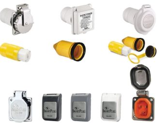 240 Volt AC Shore Power Plugs and Inlets