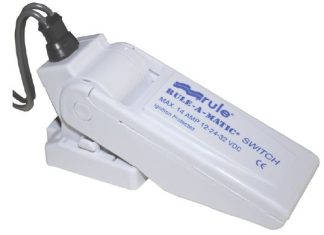 Rule-A-Matic Pump Float Switch Max - 12 or 24 Volt - Max 14 Amp - Makes Your Bilge Pump Automatic (RWB22)