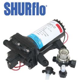 SHURflo AquaKing II Premium 4.0 - Freshwater Pressure Pump - 12 Volt - 15LPM - 55PSI - 4148-153-E75 (RWB5900)