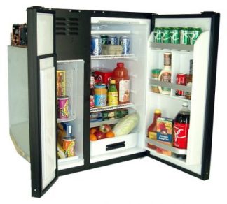 Nova Kool RFS7501 12-24 Volt 212L Two Door Marine Fridge/Freezer Suitable for Boats, Caravans, Motorhomes and RVs (RFS7501)