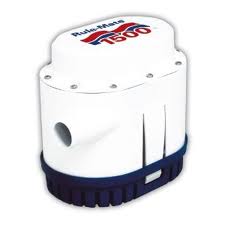 Rule-Mate 1500 GPH Bilge Pump - 12 Volt 4.8 Amp - Automatic Submersible Bilge Pump - With Built-In Water Sensor - Suits 28mm Hose (RWB1391)