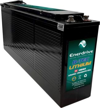 Enerdrive ePOWER Lithium B-TEC 100Ah SLIM Battery 12V - Incl Bluetooth Monitoring (EPL-100BT-12V-SLIM)