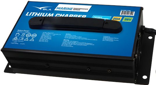 BLA Marine Performance Lithium Battery Charger 36V 20A - Purpose Built to Charge BLA Lithium Battery Charge Profile (111196)