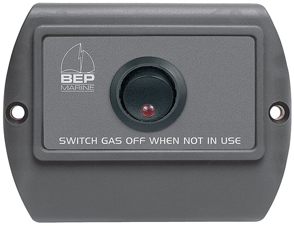 BEP LPG Gas Control Panel - 12VDC - Stand Alone Remote Gas Shut Off Switch - Optional Gas Solenoid Shutoff - 600-LPG (113134)