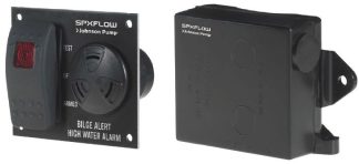 Johnson Bilge Alert High Water Alarm - 24 Volt - High Water Bilge Alarm System Inc Digital Detector Switch - 3 Way ON/OFF/TEST Switch - 72303-002 (131674)