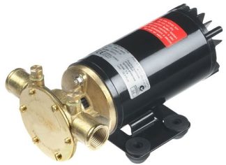 Johnson F4B-11 Impeller Pump - Ultra Ballast - 12V - 52LPM - Heavy Duty - Self Priming - Bronze Body - 1/2" BSP, 1" Hose - 10-24690-01 (132176)